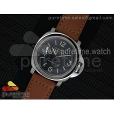 PAM111 N V4 Noob 1:1 Best Edition on Brown Calf leather Strap A6497 with Y-Incabloc