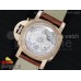 PAM393 P Ladies RG ZF 1:1 Best Edition on Brown Leather Strap P9000