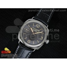 Radiomir Platino PAM521 P on Black Leather Strap P.3000