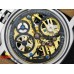 Luminer 47mm SS Skeleton White Skull Dial on Brown ASSO Strap A6497