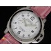 PAM049 White Dial on Pink Leather Strap A23J