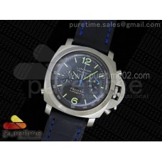 PAM286 J 1:1 Best Edition on Blue Stitched Leather Strap A7750