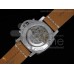 PAM253I Luminer Regatta Flyback Chrono 1950 Ultimate Edition on Custom Light Brown Leathe Strap