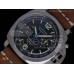 PAM253I Luminer Regatta Flyback Chrono 1950 Ultimate Edition on Custom Brown Leathe Strap