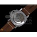 PAM253I Luminer Regatta Flyback Chrono 1950 Ultimate Edition on Custom Brown Leathe Strap