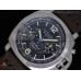 PAM253I Luminer Regatta Flyback Chrono 1950 Ultimate Edition on Custom Dark Brown Leathe Strap