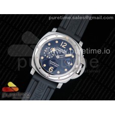 PAM024 C V6F 1:1 Best Edition Black Dial on Black Rubber Strap A7750