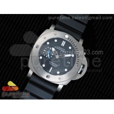 PAM1305 T Titanium ZF 1:1 Best Edition Black Dial on Black Rubber Strap P.9010