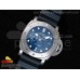 PAM692 T Titanium XF Best Edition Blue Dial on Black Rubber Strap P.9010