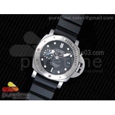 PAM682 Luminor Submersible XF 1:1 Best Edition Lite on Black Rubber Strap P.9010 V2