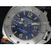 PAM087 F Luminer Submersible Blue Dial on Gray Leather Strap A7750