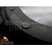 PAM607 Q V6F 1:1 Best Edition Left Handed Real Ceramic on Black Leather Strap P9000