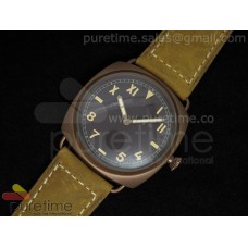 Radiomir 45mm Bronze Brown California Dial on Brown Leather Strap A6497