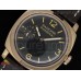 Radiomir RG Black Dial on Dark Brown Leather Strap A6497