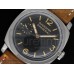 Radiomir SS Black Dial on Brown Leather Strap A6497