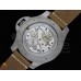 PAM341 Radiomir Egiziano 60mm Titanium Vintage Dial on Custom Brown Strap