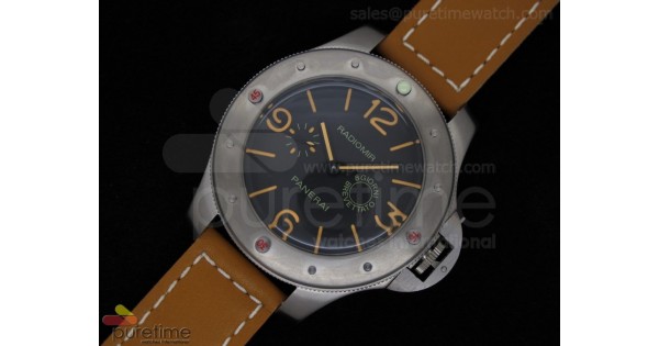 PAM341 Radiomir Egiziano 60mm Titanium Vintage Dial on Brown