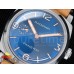 PAM690 S ZF 1:1 Best Edition Blue Dial on Thick Brown Leather Strap P.3000 Super Clone