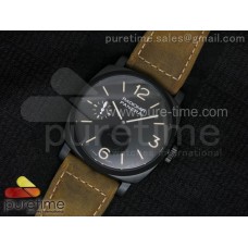 PAM532 P Radiomir 1940 3 DAYS V6F PANERISTI FOREVER Black Dial on Brown Asso Strap P3000