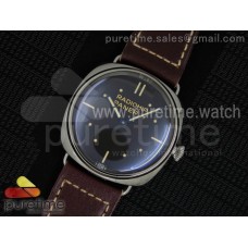 PAM449 O Sapphire SF Batton Dial on Thick Deep Brown Leather Strap P.3000 Super Clone